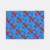 Couverture Polaire Mignons pourpres gens mangent Monster (Devant (Horizontal))