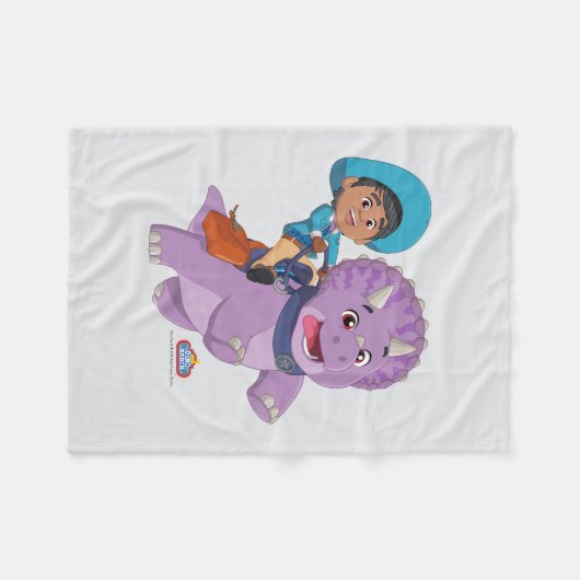 Couverture Polaire Miguel et Tango | Dino Ranch (Devant (Horizontal))