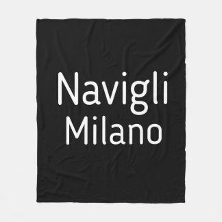 Couverture Polaire Milano Italie Navigli T-Shirt