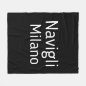Couverture Polaire Milano Italie Navigli T-Shirt (Devant (Horizontal))
