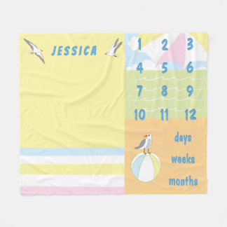 Couverture Polaire Milestone Ocean Breeze Baby