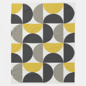 Couverture Polaire Milieu du siècle moderne Turmeric Gunmetal (Devant)