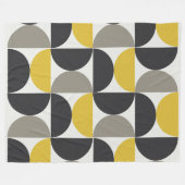 Couverture Polaire Milieu du siècle moderne Turmeric Gunmetal (Devant (Horizontal))