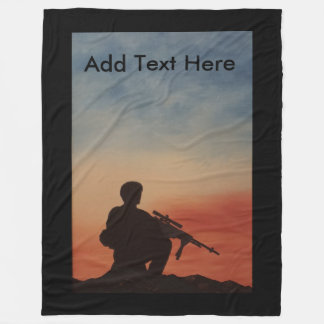 Couverture Polaire Militaires et vétérans faits sur commande de