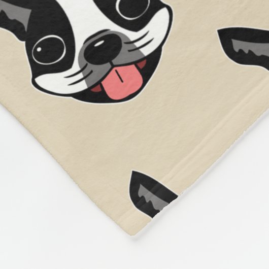 Couverture Polaire Milo Boston Terrier (Coin)