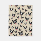 Couverture Polaire Milo Boston Terrier (Devant)