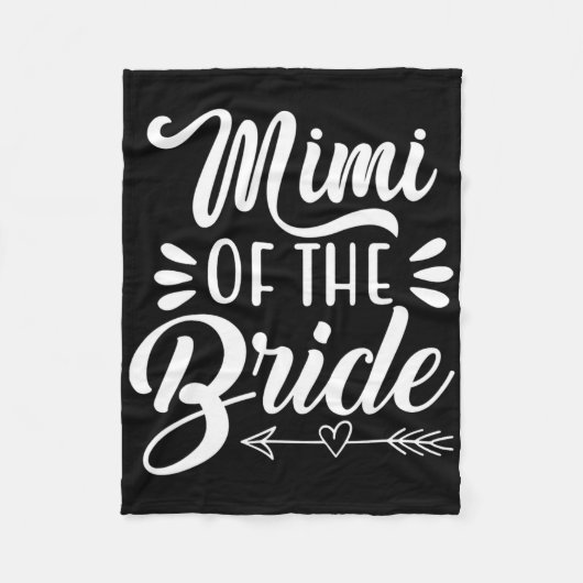 Couverture Polaire Mimi Du Mariage Mariage Mariage Fête Famille Maria (Devant)