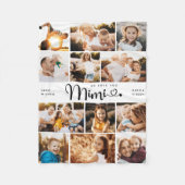 Couverture Polaire Mimi We Lots Hearts Modern Photo Collage (Devant)