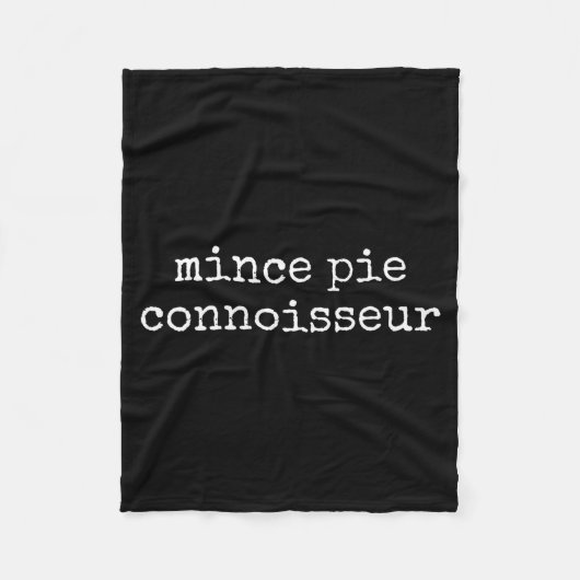 Couverture Polaire Mince E Connoisseur Pastry Lover Funny Christmas  (Devant)