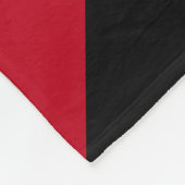 Couverture Polaire Mince Red Line Firefighter Drapeau Nom du monogram (Coin)