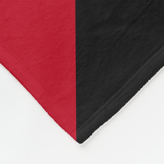 Couverture Polaire Mince Red Line Firefighter Drapeau Nom du monogram (Coin)