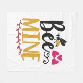 Couverture Polaire Mine d'abeilles (Devant (Horizontal))