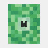 Couverture Polaire Minecraft Monogram Fleece Blanket (Devant)