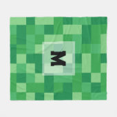 Couverture Polaire Minecraft Monogram Fleece Blanket (Devant (Horizontal))
