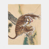 Couverture Polaire Minhwa Coréen Tigre Laide (Devant)