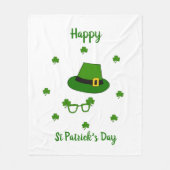 Couverture Polaire Mini Mignonne Bonne St Patrick Joyeuse Journée (Devant)