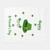 Couverture Polaire Mini Mignonne Bonne St Patrick Joyeuse Journée (Devant (Horizontal))
