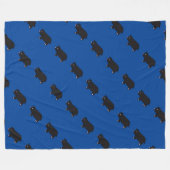 Couverture Polaire Mini porc noir (Devant (Horizontal))