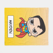 Couverture Polaire Mini Superman volant (Devant (Horizontal))