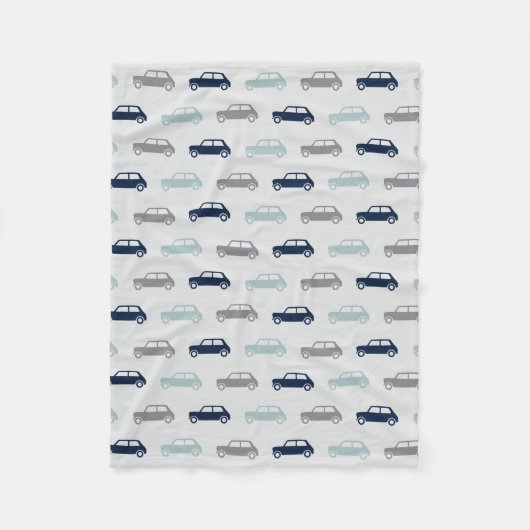 Couverture Polaire Mini tonneliers sur l'aller - bleu et gris - (Devant)