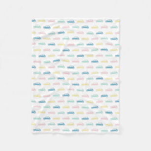 Couverture Polaire Mini tonneliers sur l'aller - pastel -