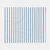 Couverture Polaire Minimal Blue Stripes Modern Pattern Design (Devant (Horizontal))