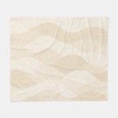 Couverture Polaire Minimal Grain Texture ,Soft, Neutral pattern (Devant (Horizontal))