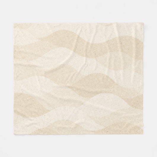 Couverture Polaire Minimal Grain Texture ,Soft, Neutral pattern (Devant (Horizontal))