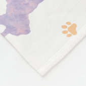 Couverture Polaire Minimal mint french bulldog Silhouette blanket (Coin)