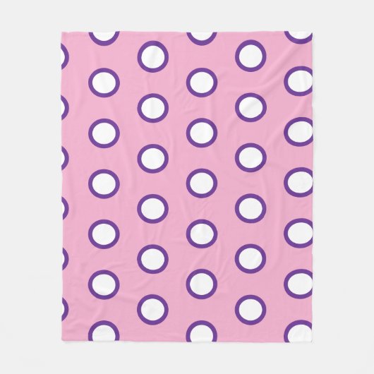 Couverture Polaire Minimal Polka Dot Fleece Blanket   (Devant)