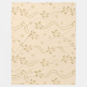 Couverture Polaire Minimal Turtle Trail Pattern (Devant)