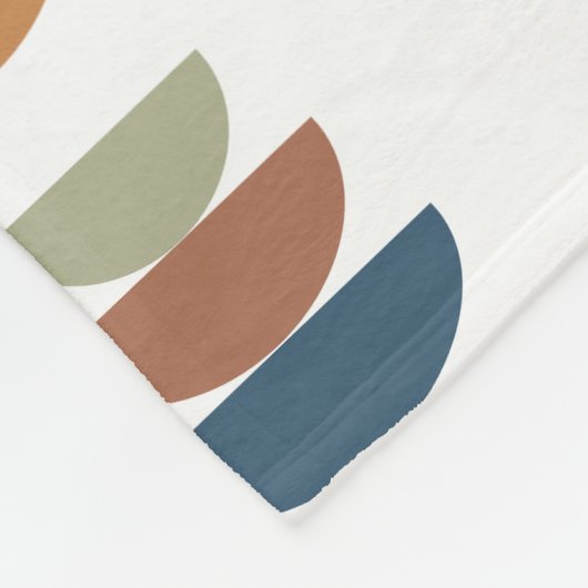 Couverture Polaire Minimalisme moderne du milieu du siècle (Coin)