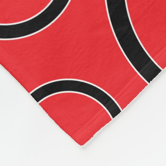 Couverture Polaire Minimalist Bubbles: Geometric Circle Pattern (Coin)