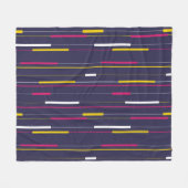 Couverture Polaire Minimalist Modern Stripes (Devant (Horizontal))