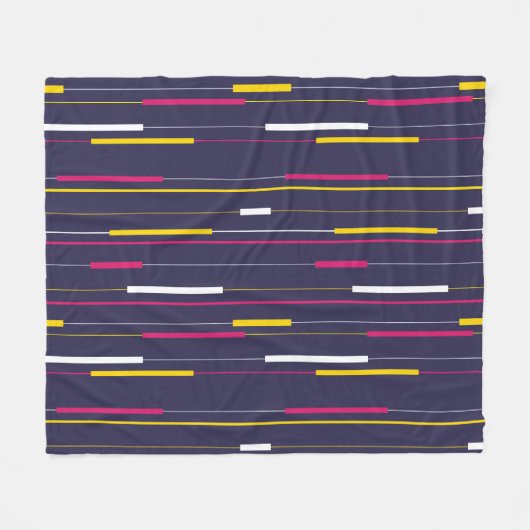 Couverture Polaire Minimalist Modern Stripes (Devant (Horizontal))