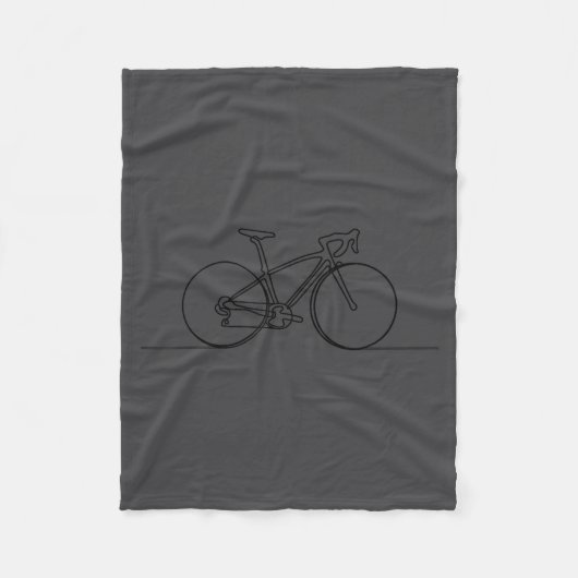 Couverture Polaire Minimalistic Bicycle Cycling,bike Rider Mountainbi (Devant)
