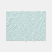 Couverture Polaire Mint Green Greek Key (Devant (Horizontal))