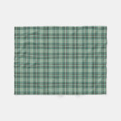 Couverture Polaire Mint Green Plaid Kelly Tartan (Devant (Horizontal))