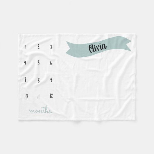 Couverture Polaire Mint Moderne me regarder me faire pousser jalon ph (Devant (Horizontal))