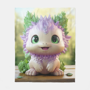 Couverture Polaire Minty, le charmant Axolotl