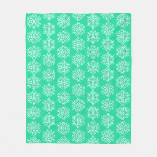 Couverture Polaire Minty Mandala (Devant)