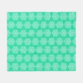 Couverture Polaire Minty Mandala (Devant (Horizontal))