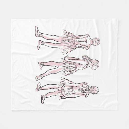 Couverture Polaire Minuscule danseur (Devant (Horizontal))