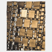 Couverture Polaire Miroirs géométriques Sepia (Devant)