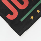 Couverture Polaire Miss Juneteenth Freedom Black American African Gir (Coin)
