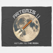 Couverture Polaire mission artemis sur la lune (Devant (Horizontal))