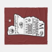 Couverture Polaire Mississippi Rouge (Devant (Horizontal))