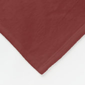 Couverture Polaire Mississippi Rouge (Coin)