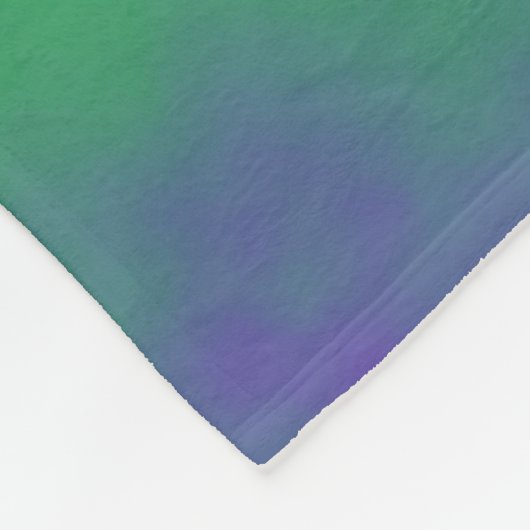 Couverture Polaire Mistes verte et violette (Coin)