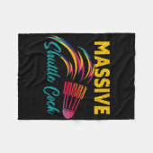 Couverture Polaire Mive Shuttle Funny Dminton 2 (Devant (Horizontal))